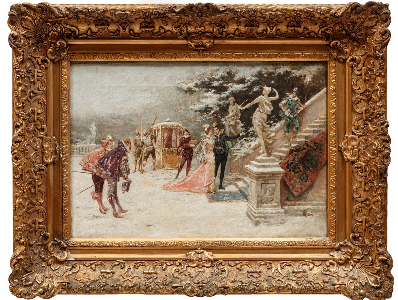 "Winter Palace Scene" by Continental School
