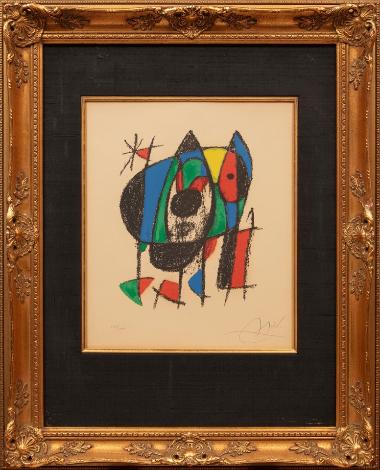 "Untitled (M 1041) " by Joan Miró
