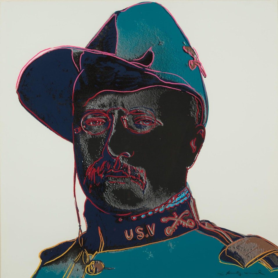 "Teddy Roosevelt" by Andy Warhol