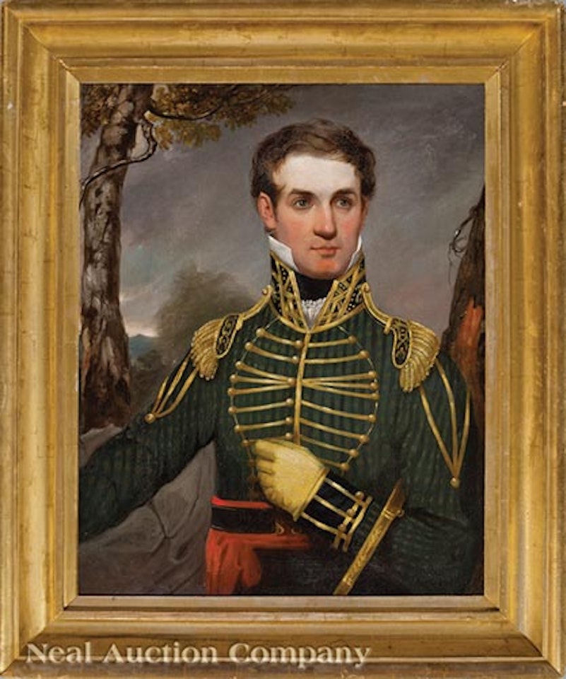 "Portrait of a Young Officer" by Continental School