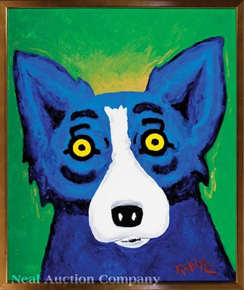 "Blue Dog Looking for a Home" by George Rodrigue