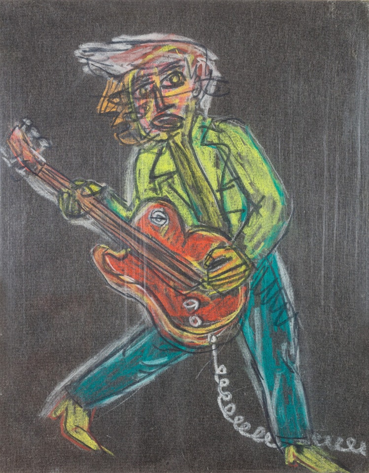 Untitled (Guitar Player) by Robert Combas