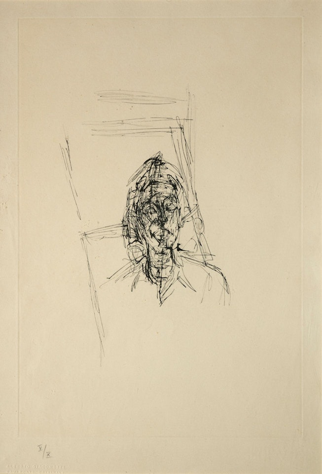 La magie quotidienne (tête de femme) by Alberto Giacometti