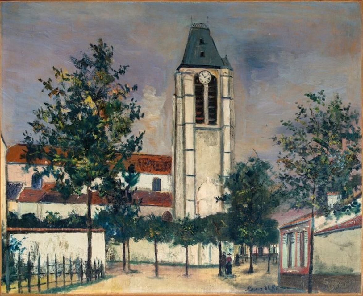 Church of Villejuif by Maurice Utrillo