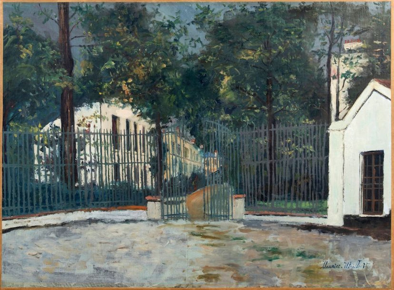 The house of Doctor Blanche in Auteuil by Maurice Utrillo