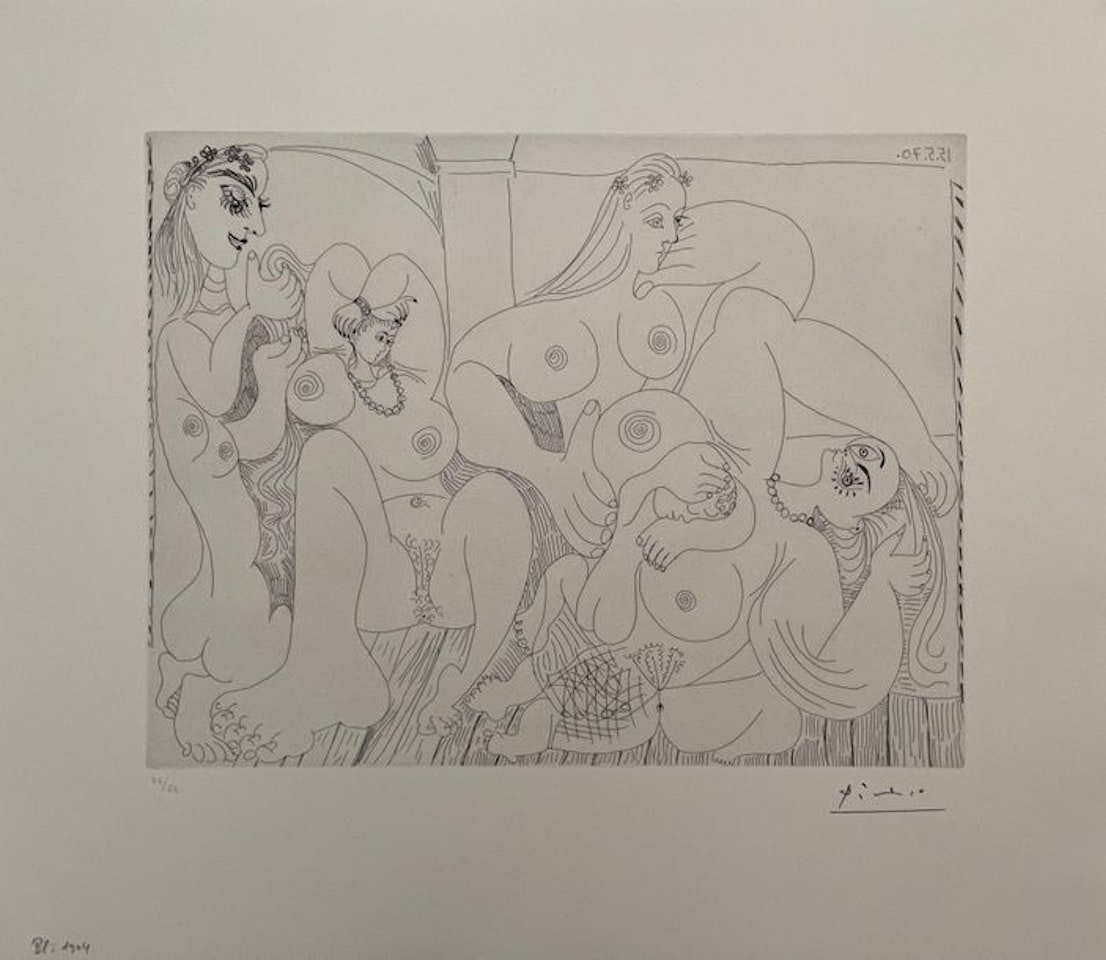 The Turkish Bath From the Series 347 by Pablo Picasso