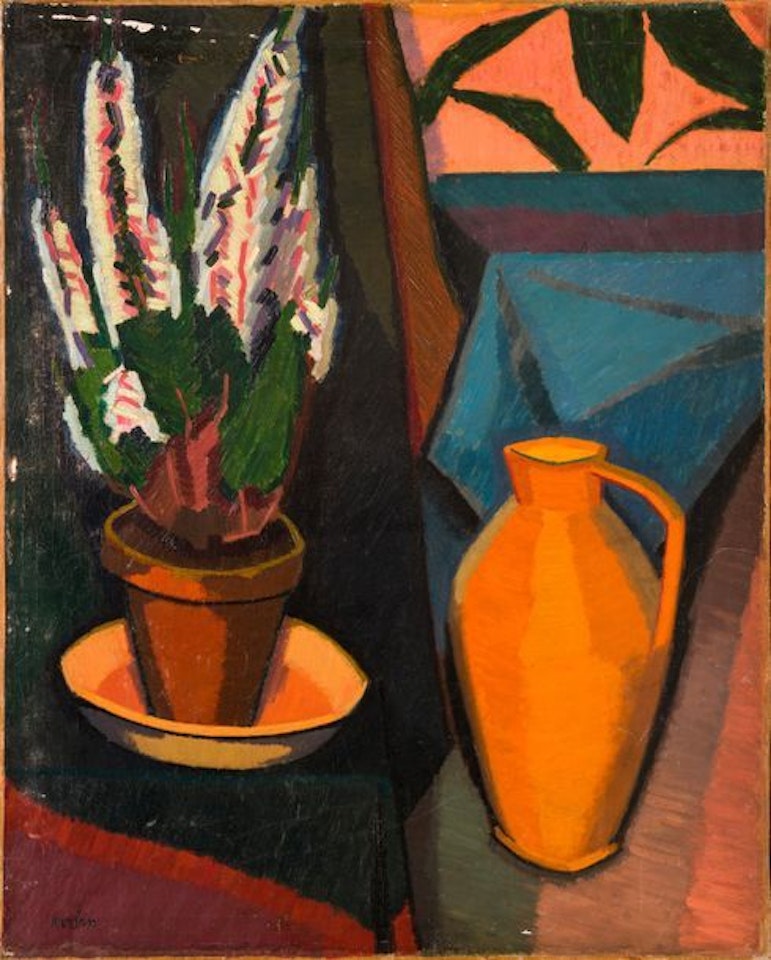 Still life with jug by Auguste Herbin