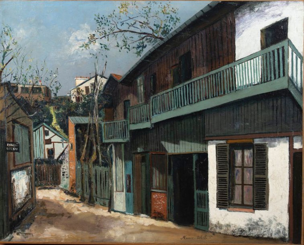 The old maquis in Montmartre by Maurice Utrillo