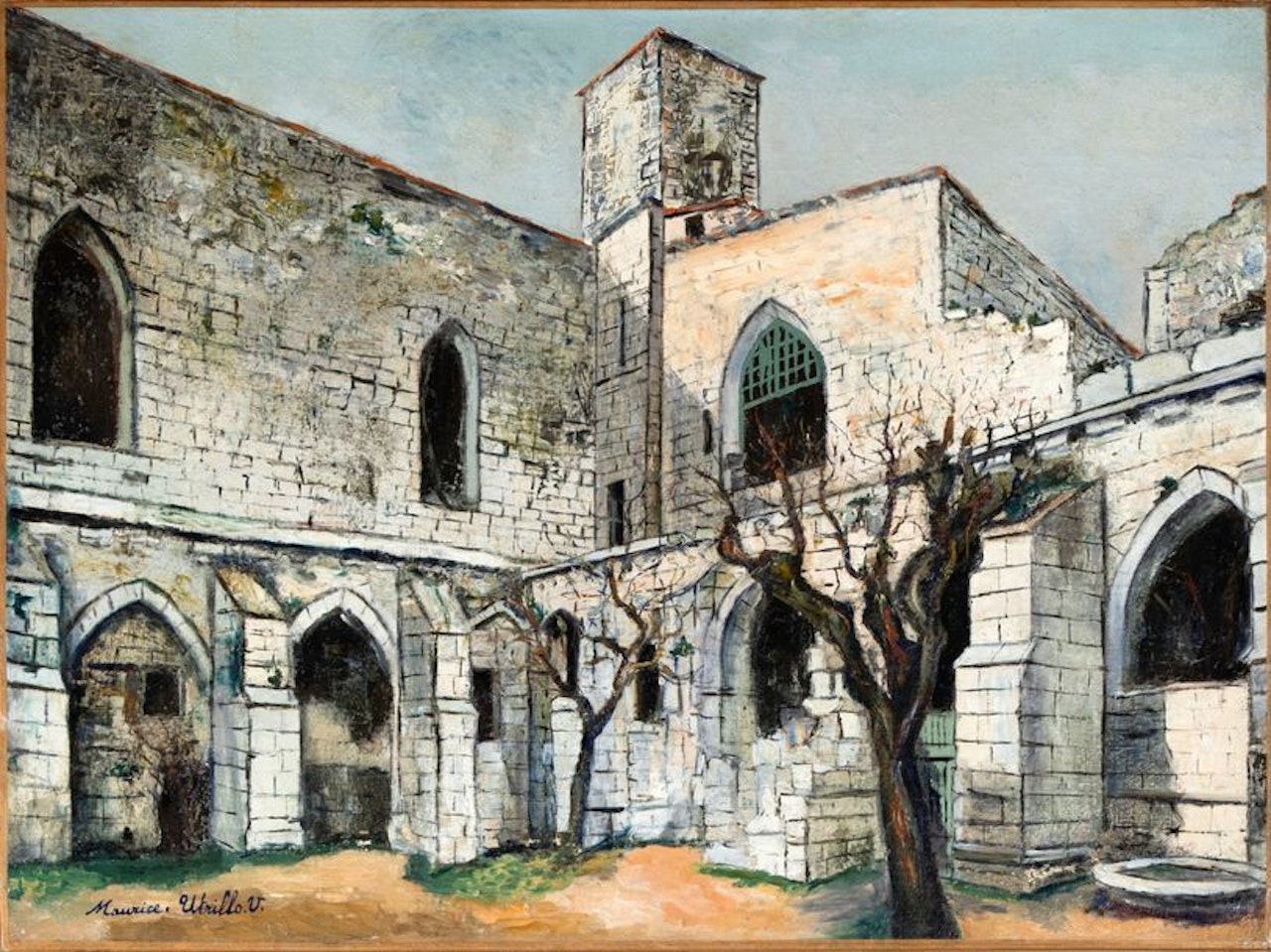 The chartreuse of Val de Bénédiction in Villeneuve-lès-Avignon by Maurice Utrillo