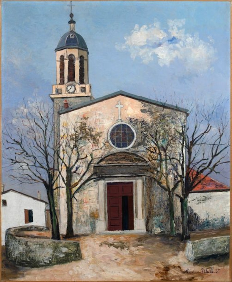 Church in Irigny (Rhône) by Maurice Utrillo