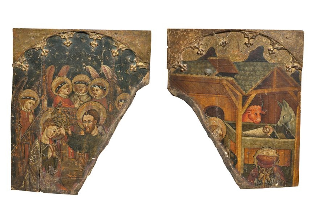 The Coronation of the Virgin by Spanish School