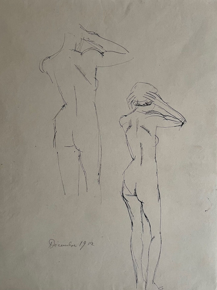Nude Study by Roger de la Fresnaye