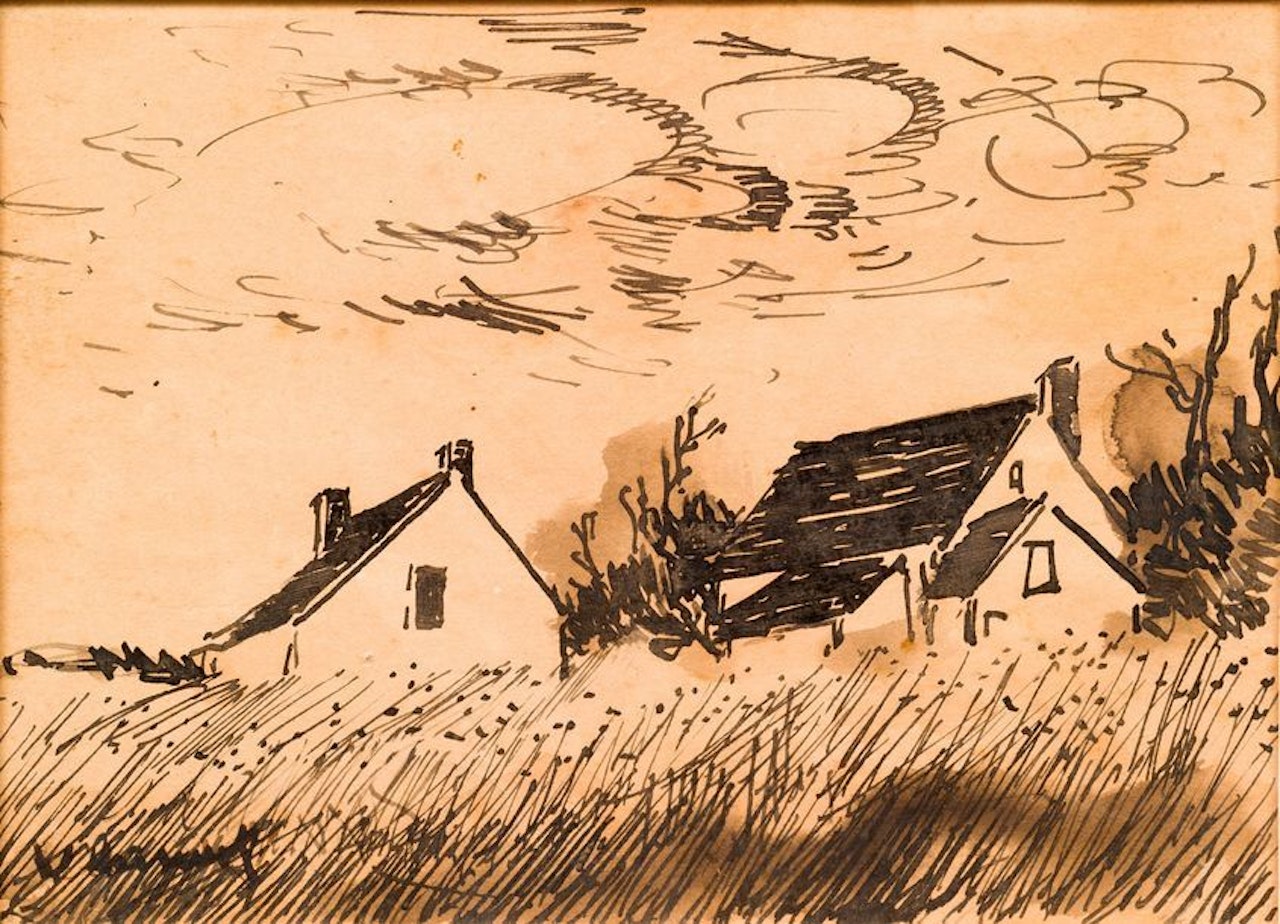 The hamlet by Maurice de Vlaminck