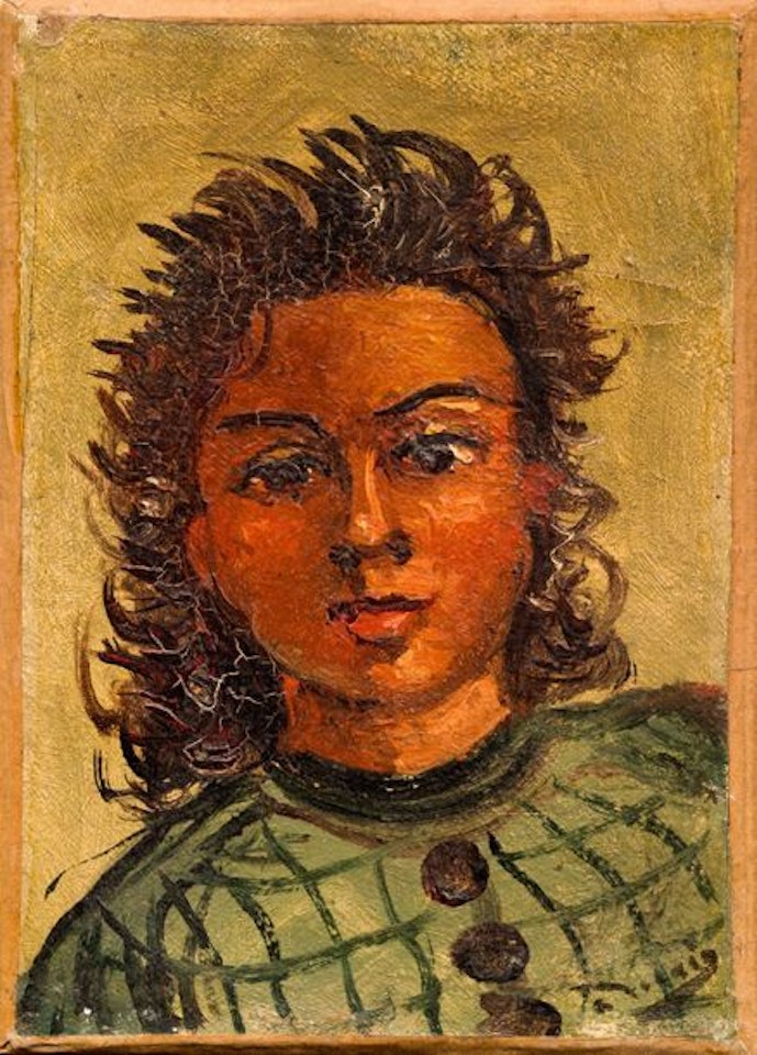 Head of a young girl by Andre Derain