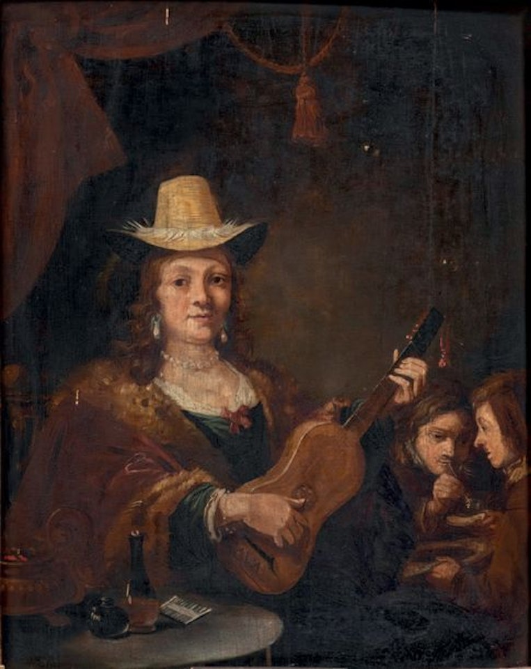 The music lesson by Flemish School