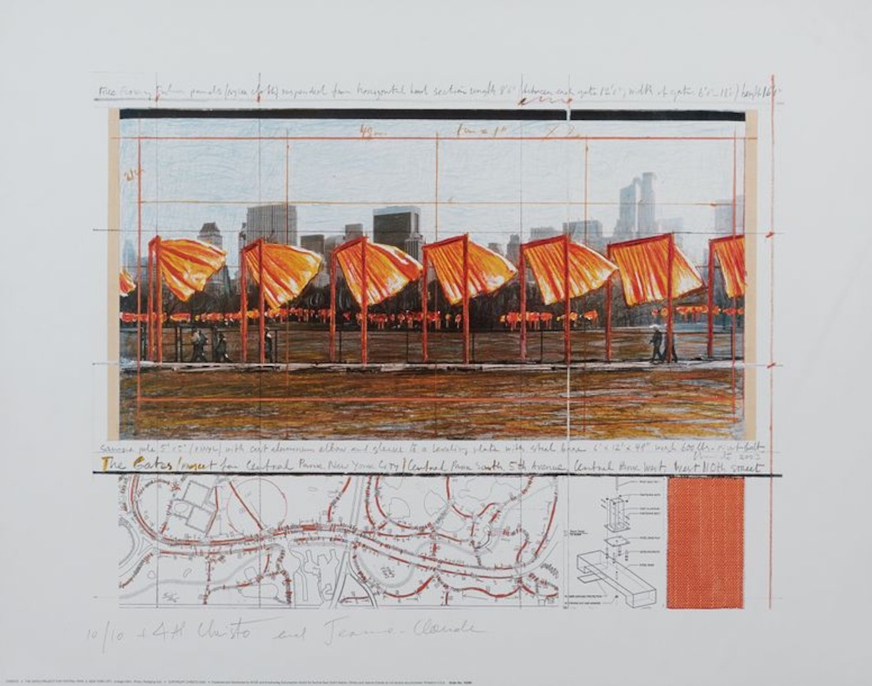 The Gates Project for Central Park, New York by Christo
