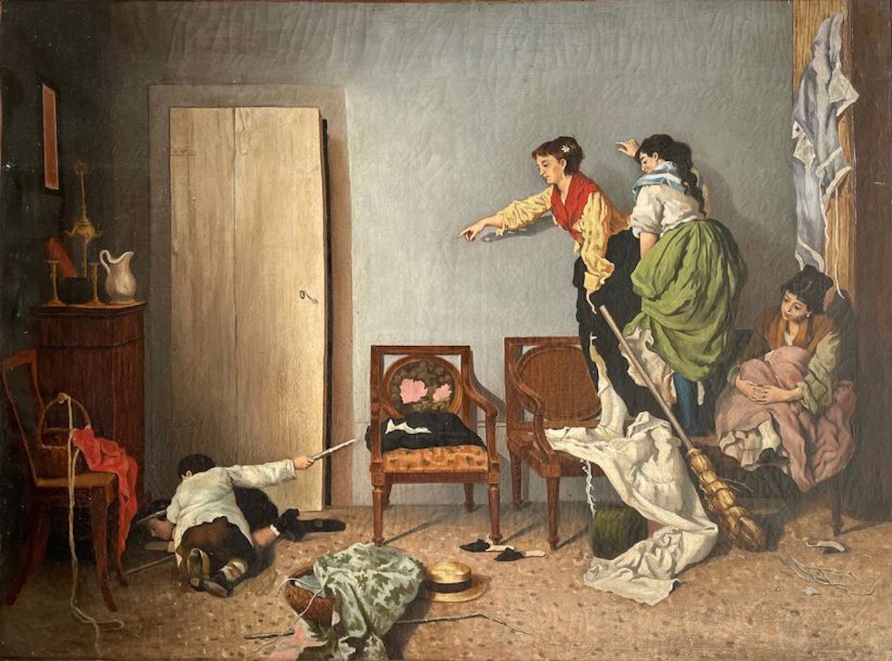 Mouse hunting by Gaetano Chierici