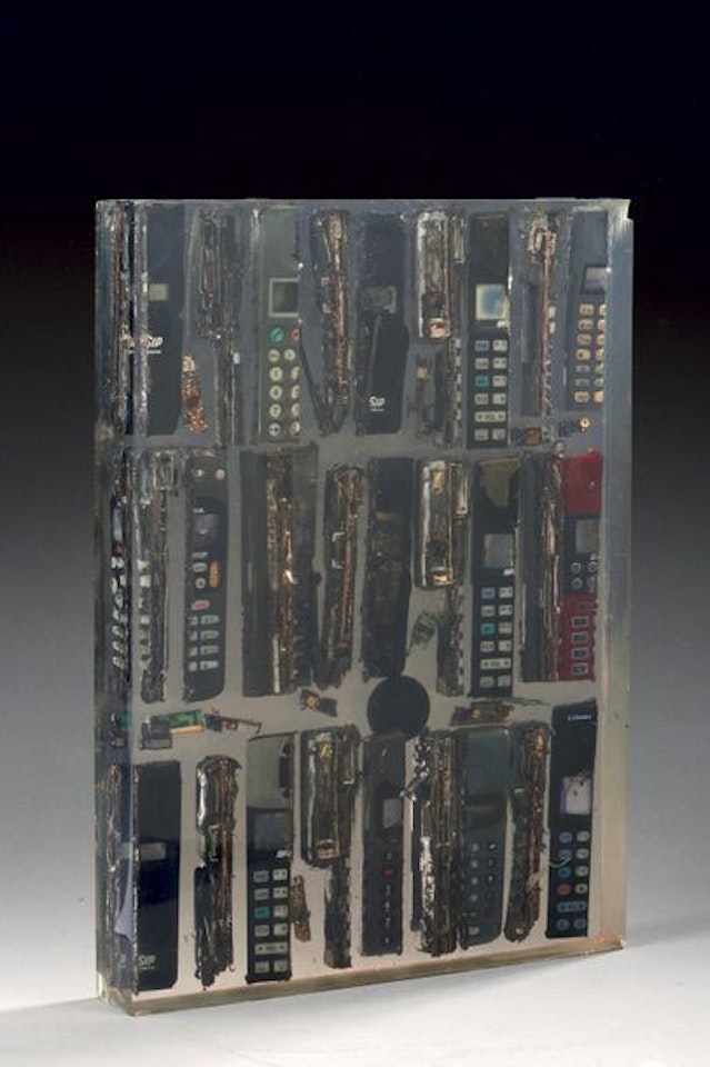 Accumulation of telephones by Arman
