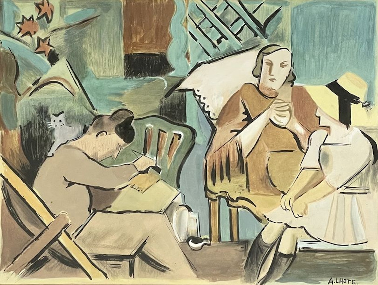 In the garden by André Lhote