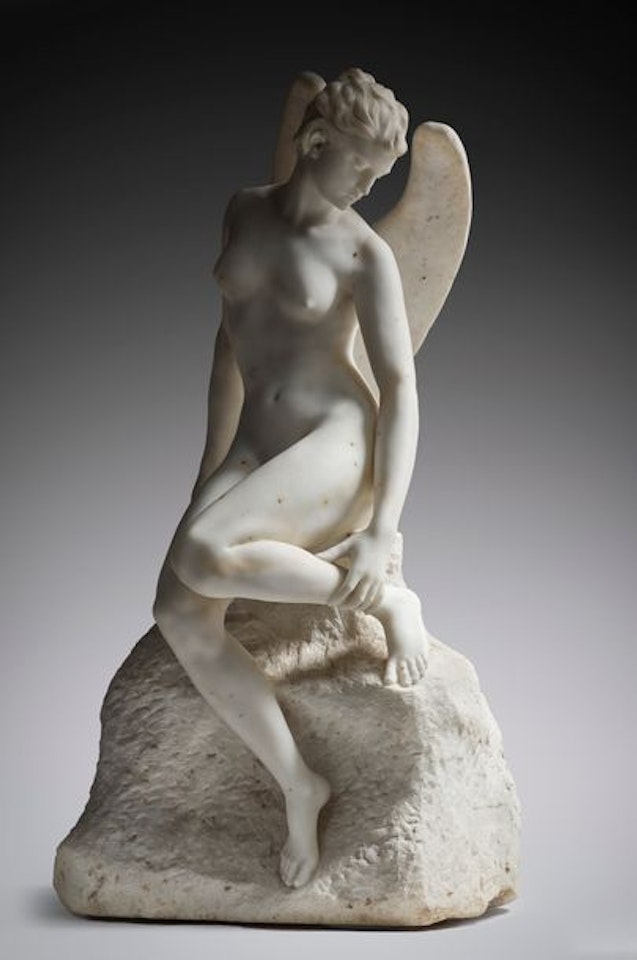 The wounded swallow by Alfred Boucher