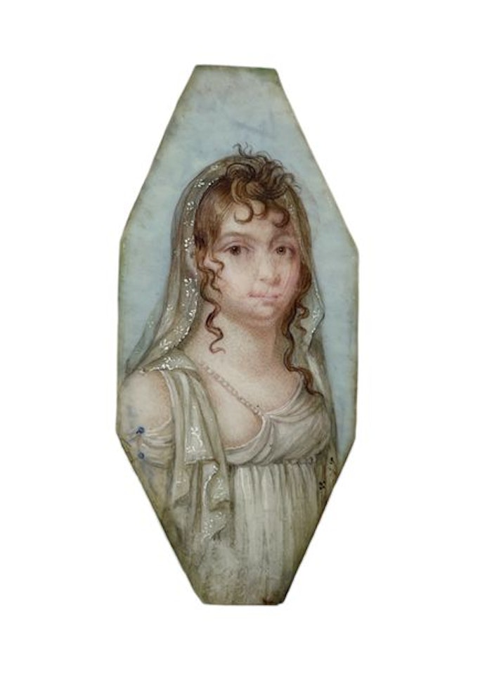 Young woman as a vestal by French School