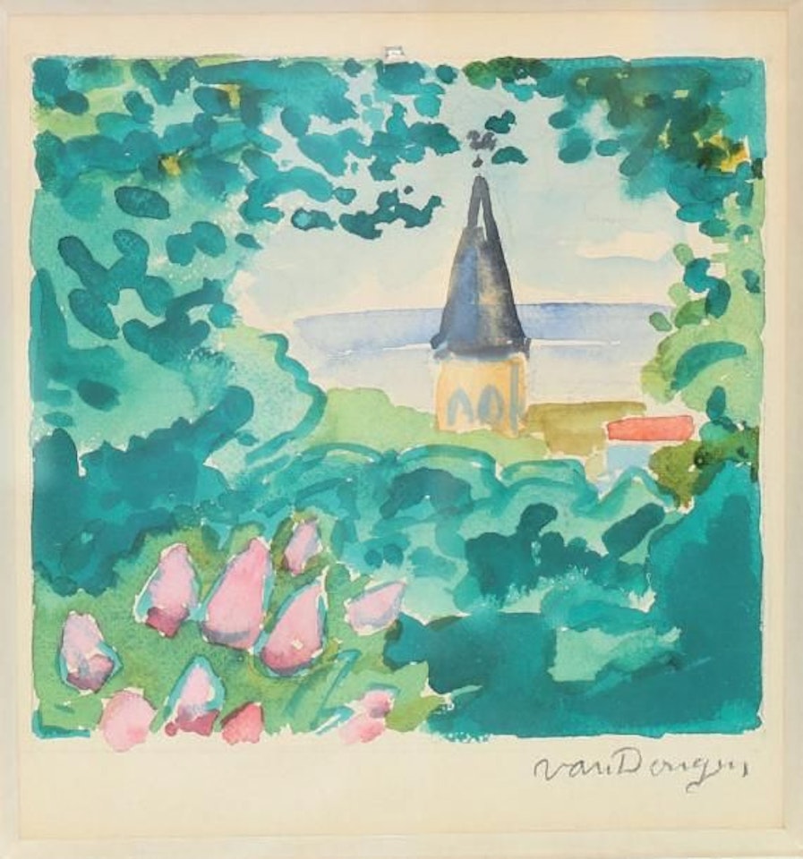 Landscape of Ile de France by Kees van Dongen