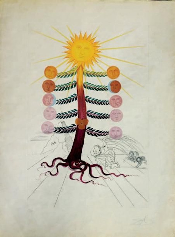 Sun; Moon, from the FlorDali Series by Salvador Dali