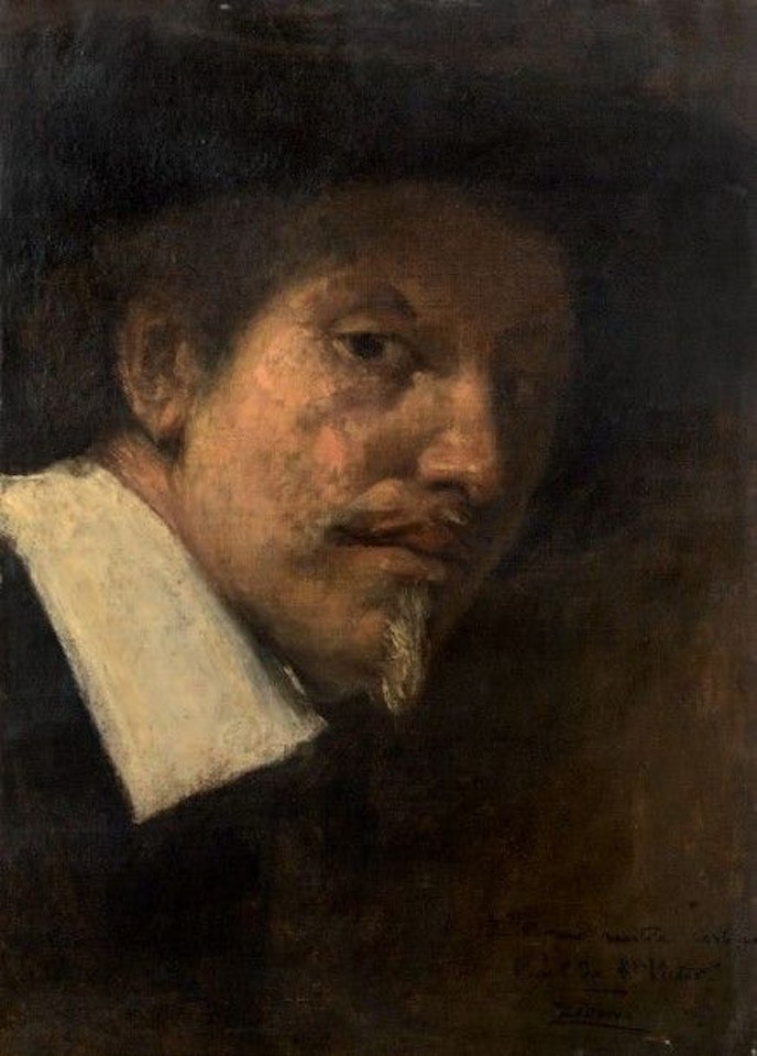 Portrait of a man by Félix Ziem