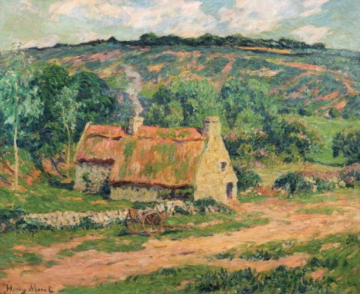 Cottage near Doëlan by Henry Moret