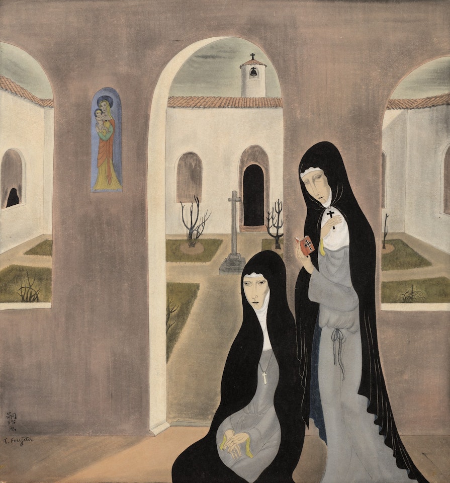 Les Deux Religieuses by Leonard Tsuguharu Foujita