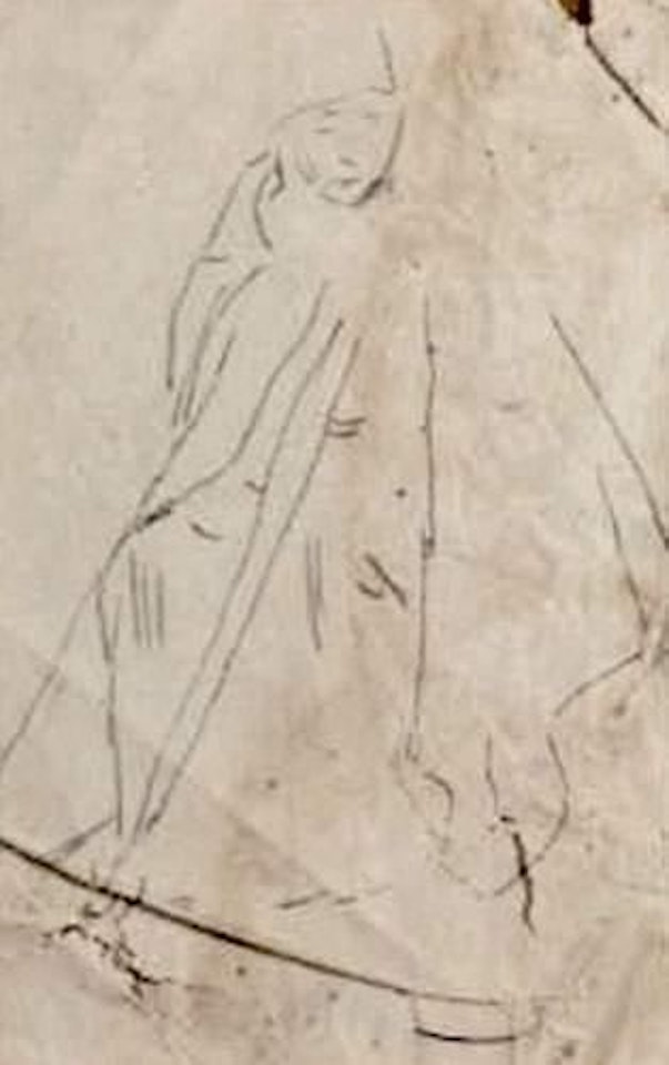 “Study for a shepherdess” by Jean-François Millet