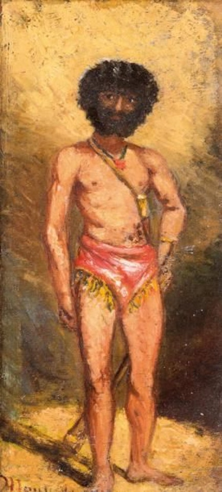 Robinson Crusoe by Adolphe Monticelli