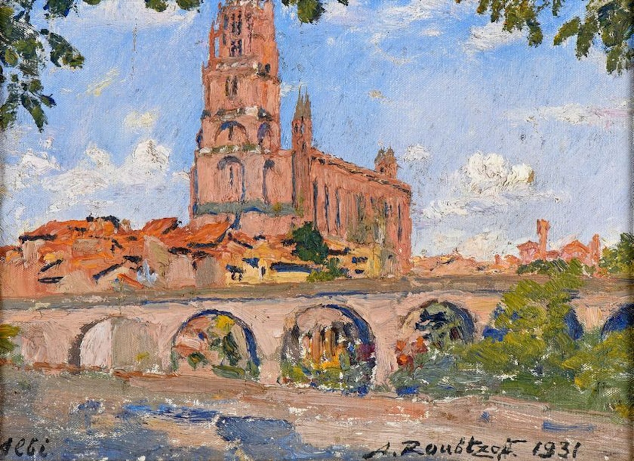 Albi, Saint Cecilia Cathedral by Alexandre Roubtzoff