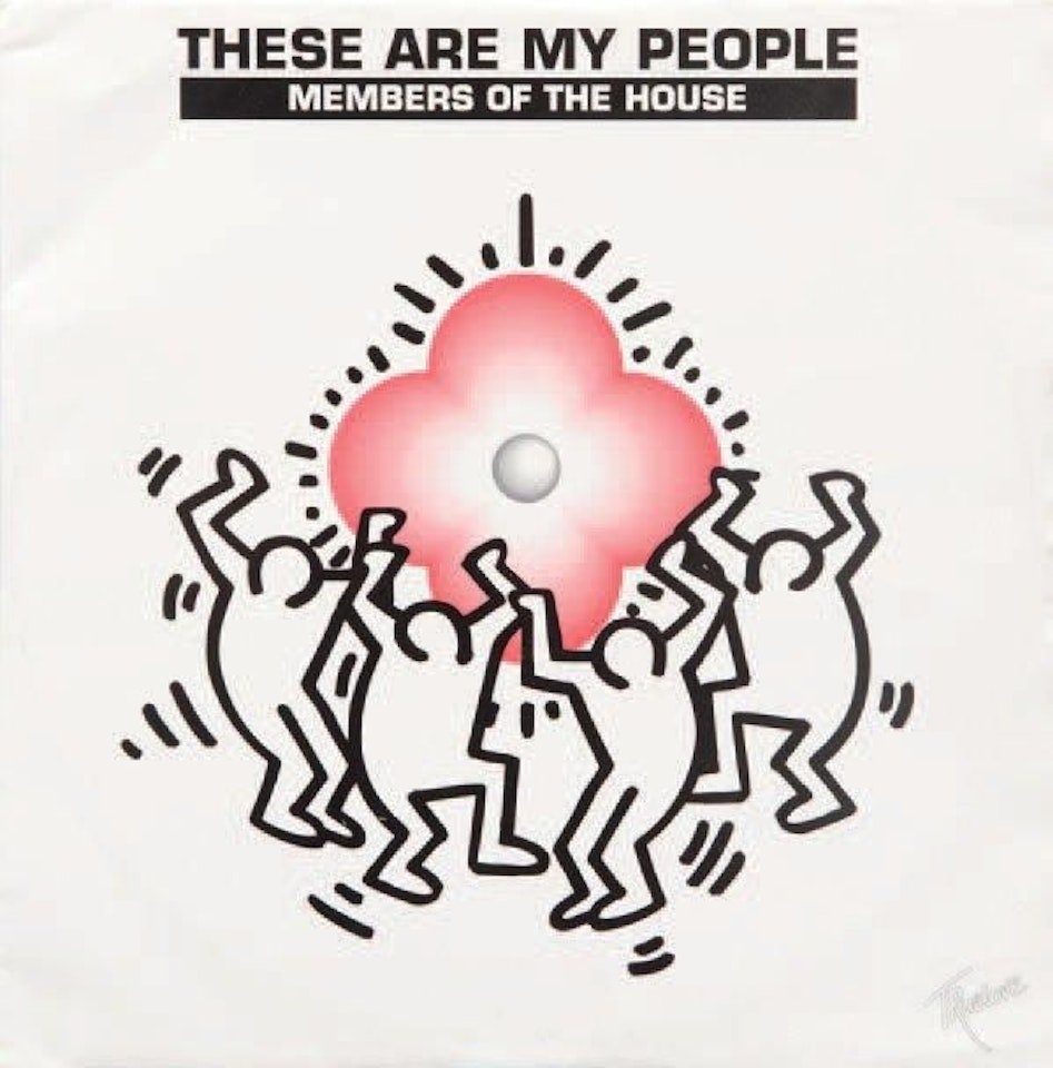Members of the house, These are my people by Keith Haring