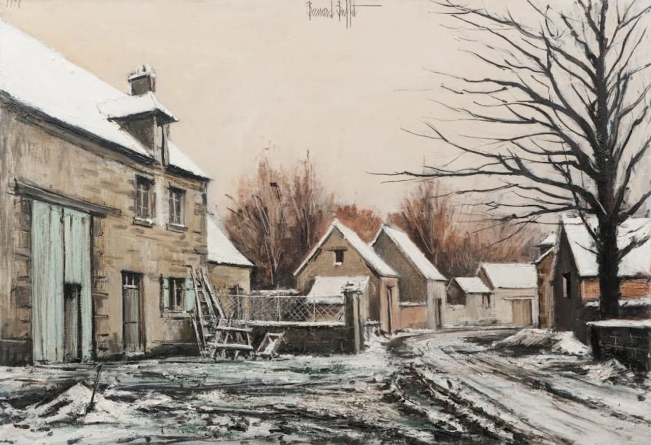 Wood. The main street by Bernard Buffet
