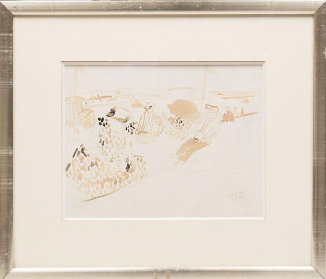 Scène de plage by Jean Pougny