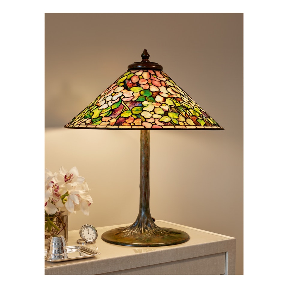 "Dogwood" Table Lamp by Tiffany Studios