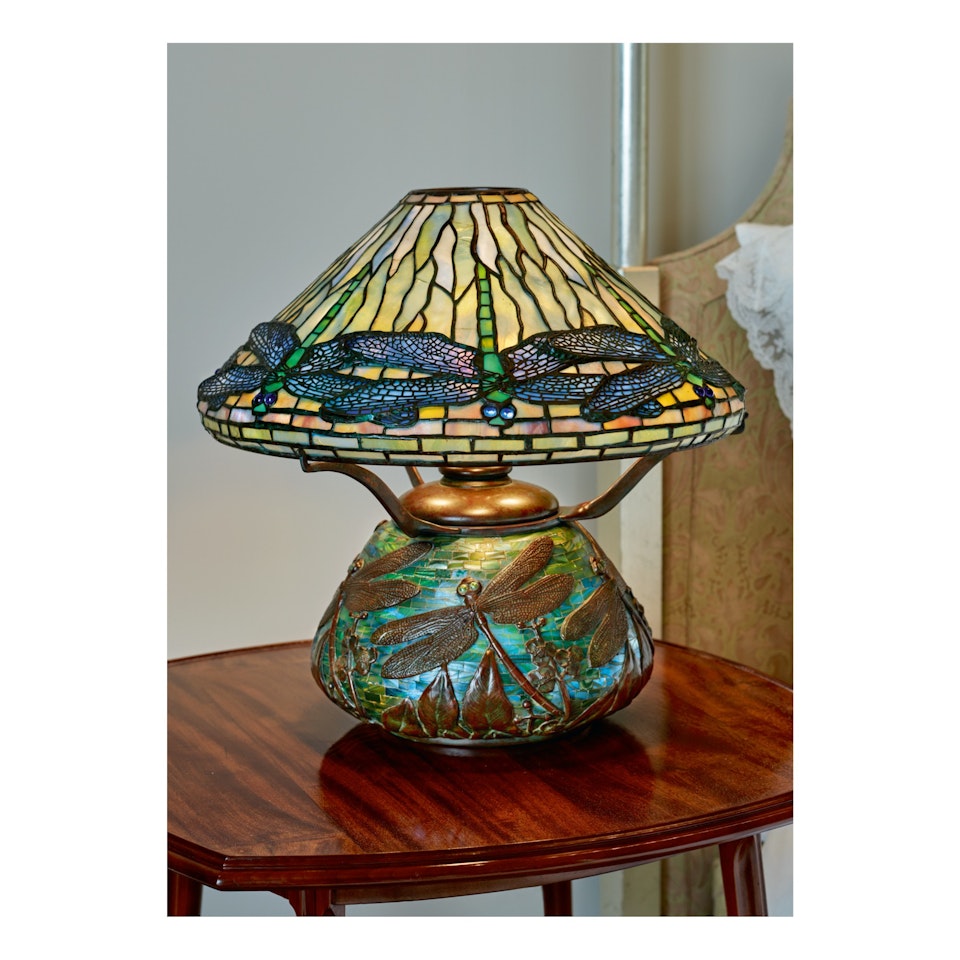 "Dragonfly" Table Lamp by Tiffany Studios