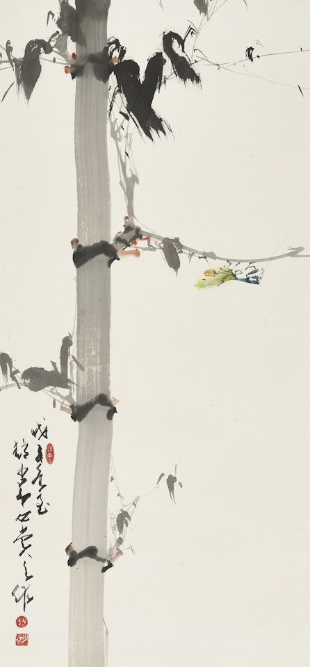 Ink Bamboo and Mantis by Zhao Shao'ang