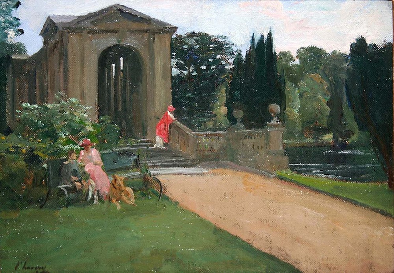 THE PALLADIAN BRIDGE, WILTON by John Lavery