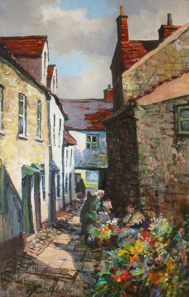 FLOWER SELLER, GALWAY by Kenneth Webb