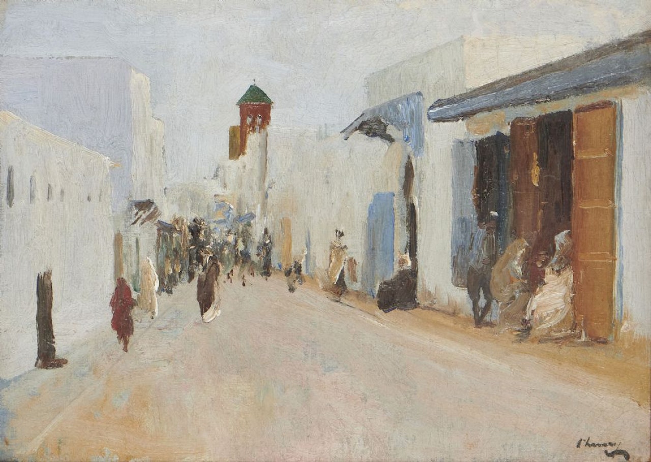 A STREET IN RABAT - MOROCCO by John Lavery
