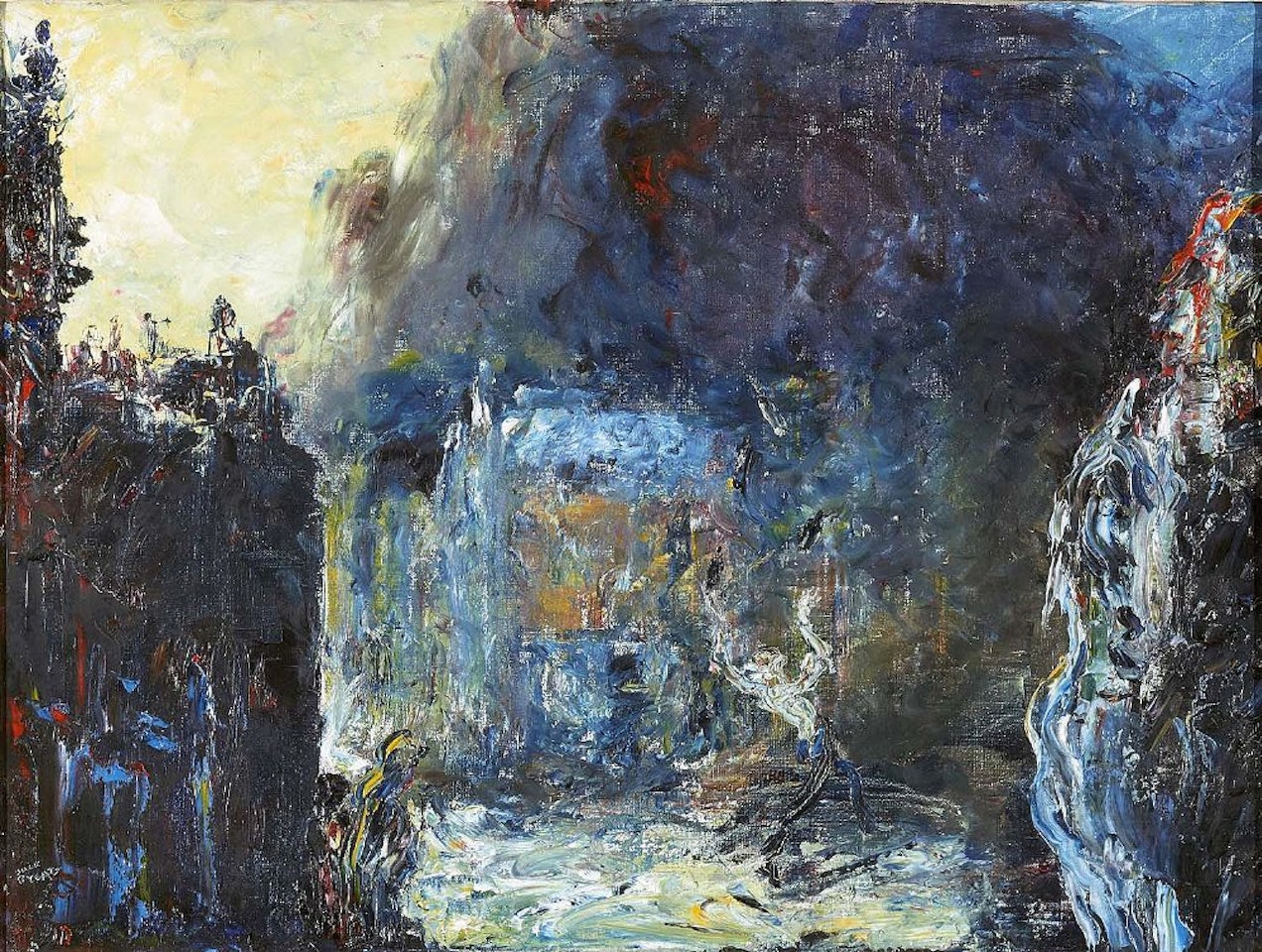 THE STREET PERFORMER by Jack Butler Yeats