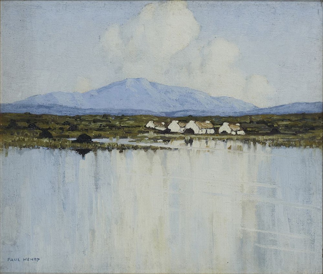 COTTAGES BY THE LAKE by Paul Henry