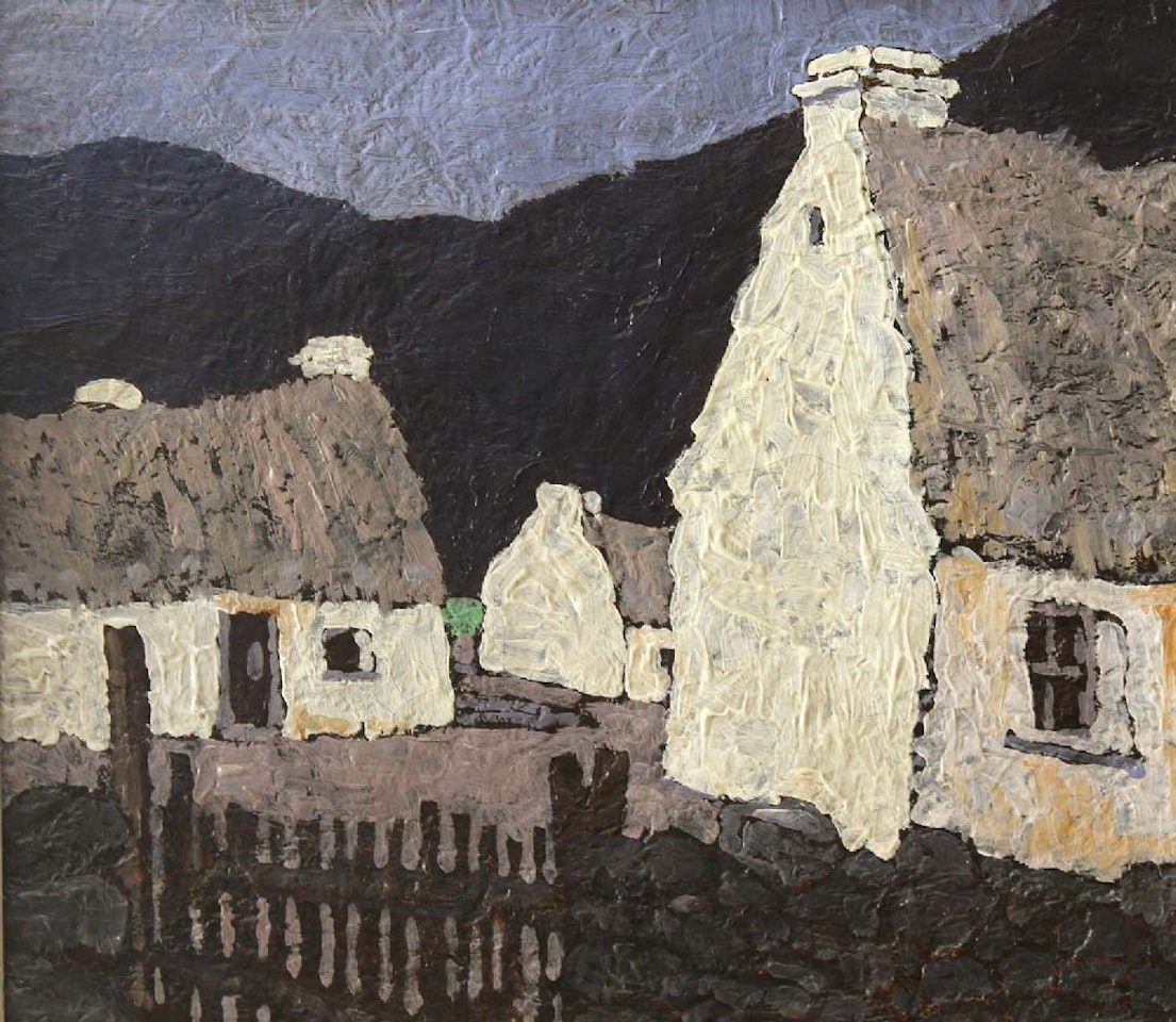 COTTAGES CONNEMARA by Paul Henry