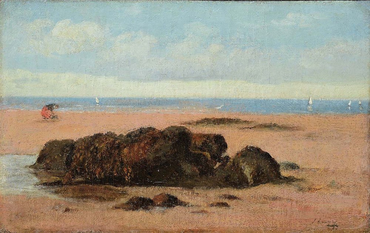 ON THE SHORE, CO ANTRIM by John Lavery