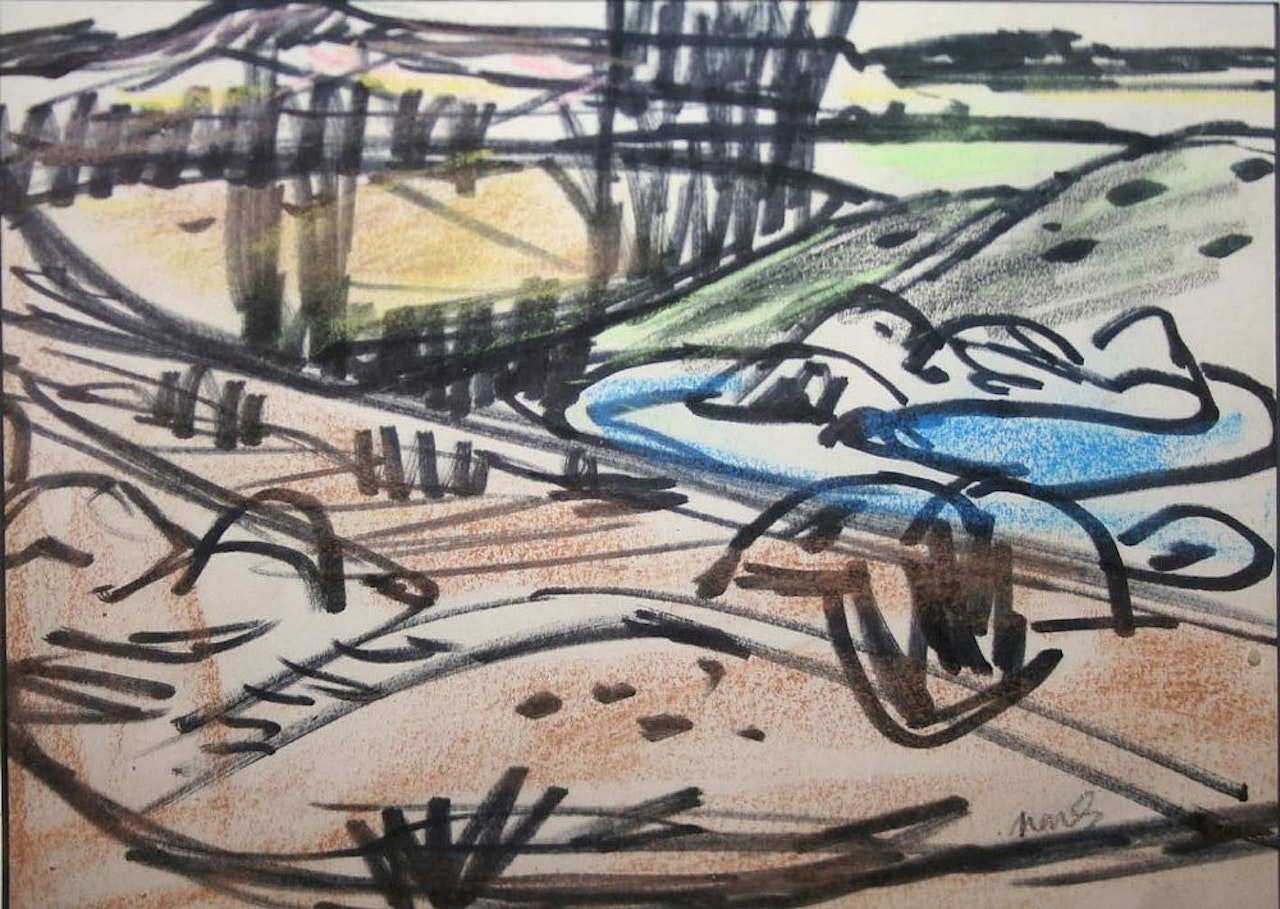 LANDSCAPE SKETCH by Norah McGuinness