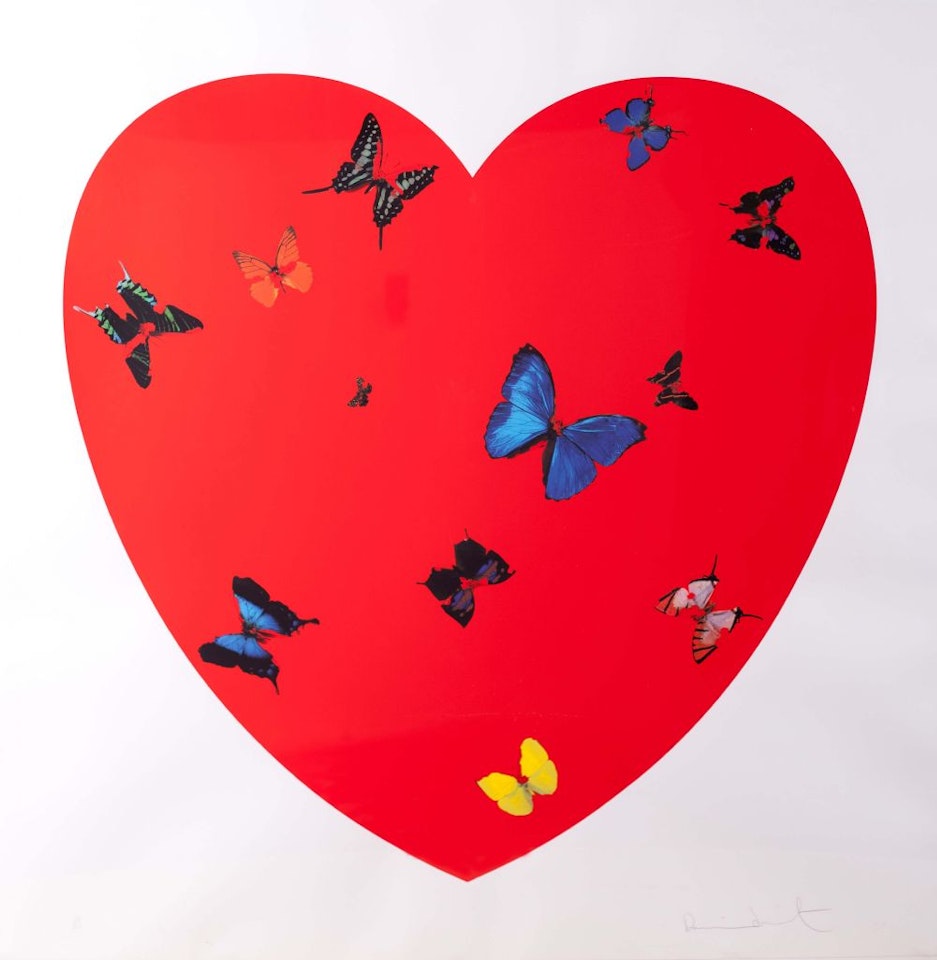 ALL YOU NEED IS LOVE LOVE LOVE by Damien Hirst