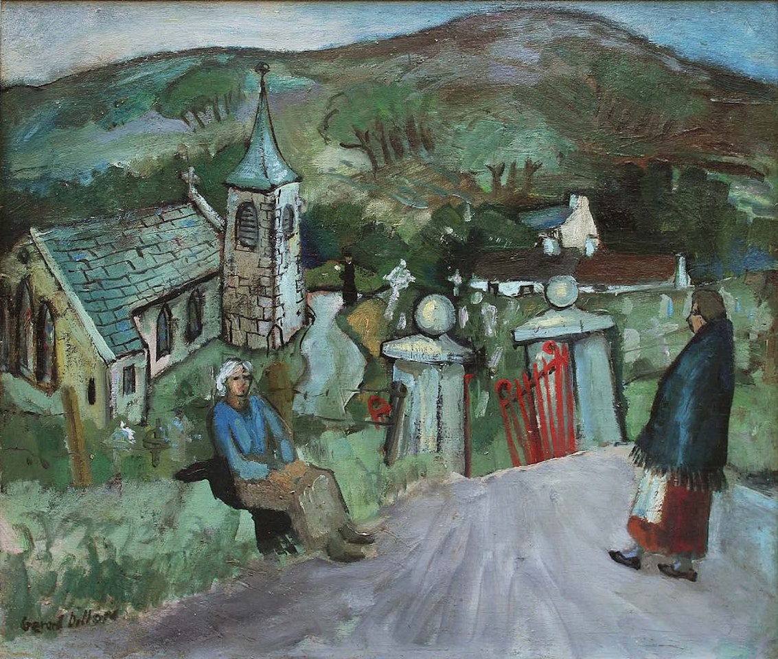 THE VILLAGE CHURCH by Gerard Dillon