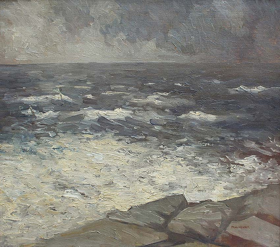 GUBELLAUNAUN FROM THE ROCKS (ACHILL) by Paul Henry